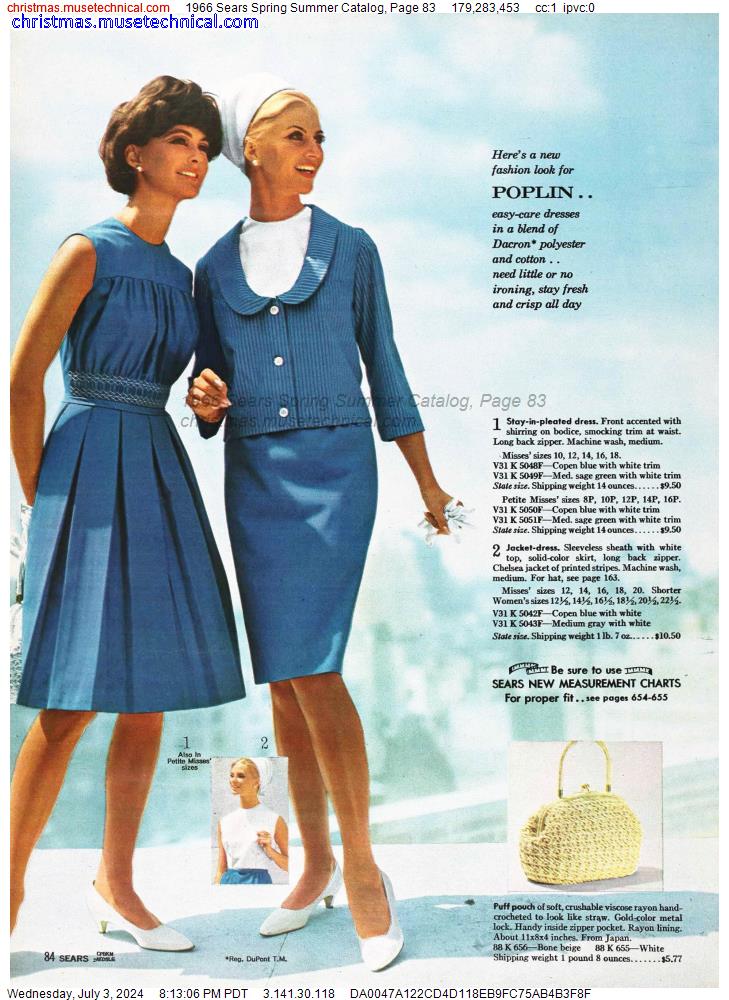 1966 Sears Spring Summer Catalog, Page 83