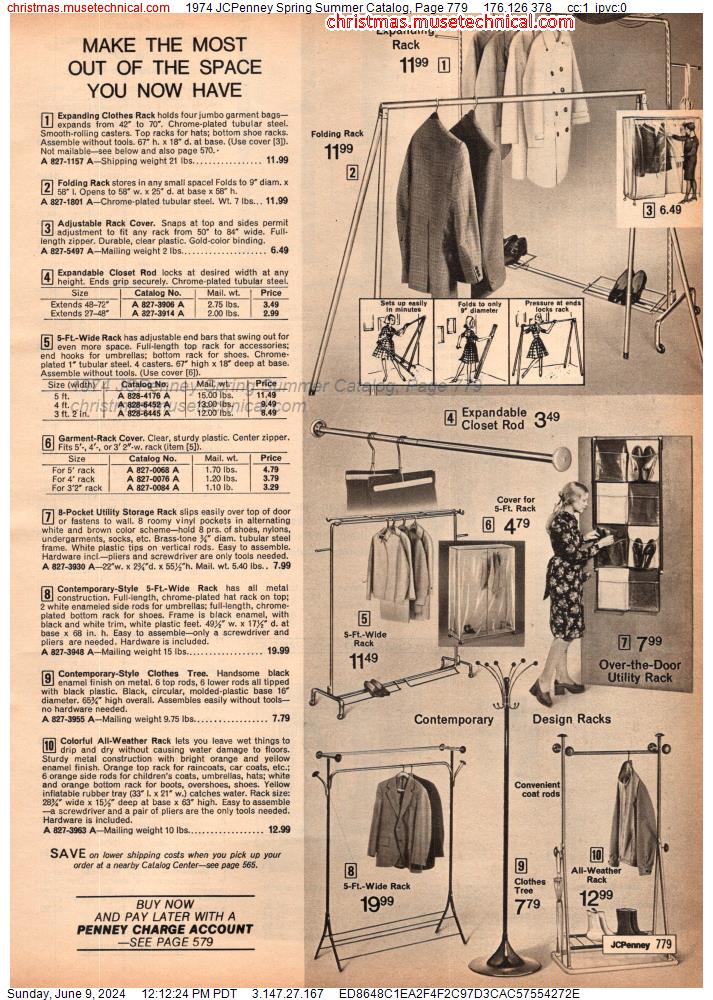 1974 JCPenney Spring Summer Catalog, Page 779