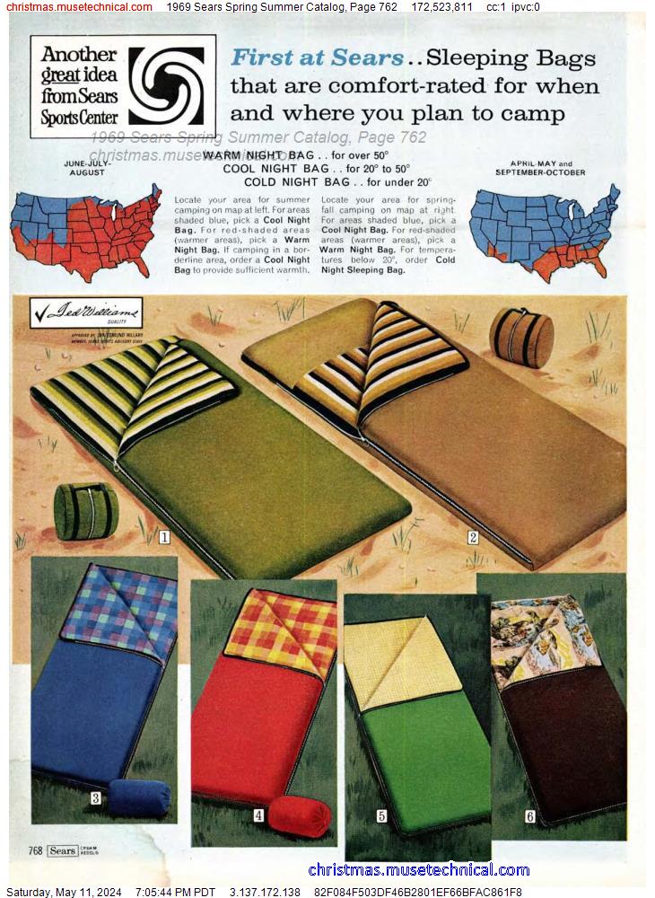 1969 Sears Spring Summer Catalog, Page 762