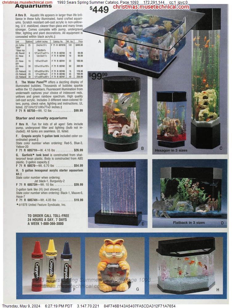 1993 Sears Spring Summer Catalog, Page 1093