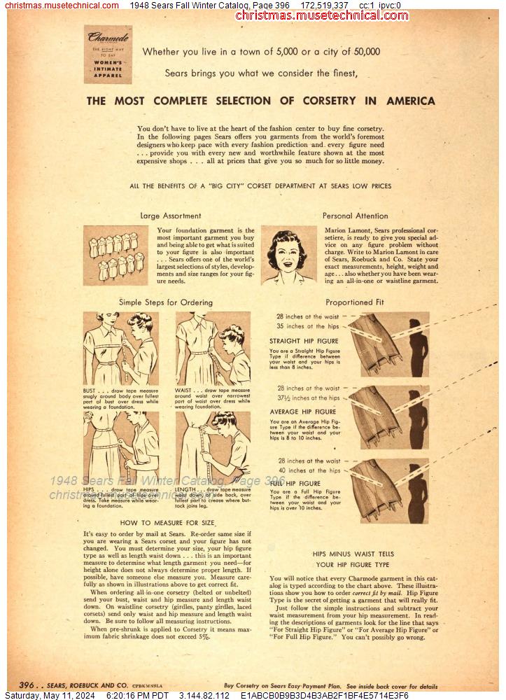 1948 Sears Fall Winter Catalog, Page 396
