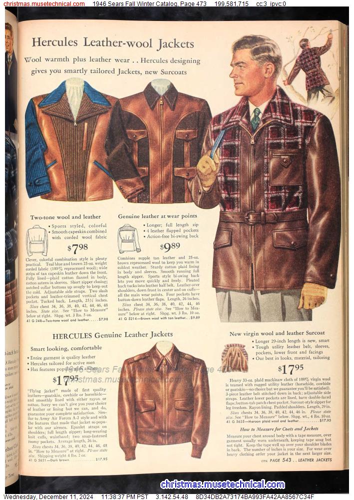 1946 Sears Fall Winter Catalog, Page 473