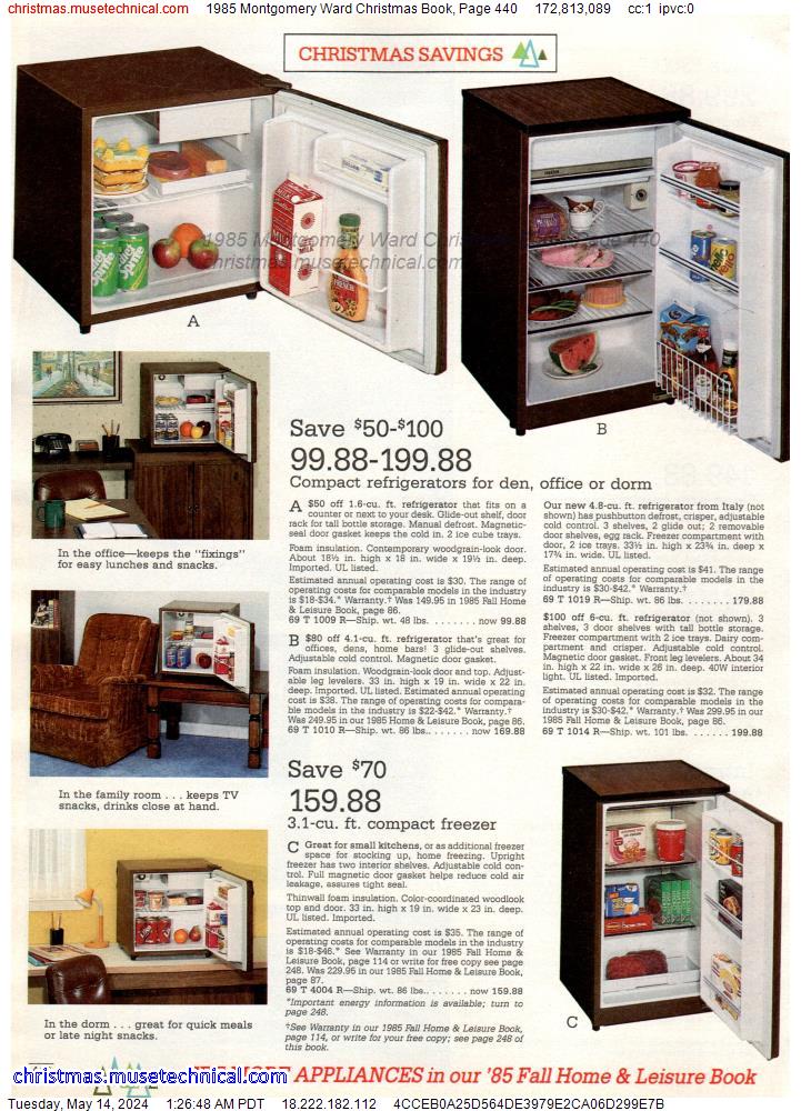 1985 Montgomery Ward Christmas Book, Page 440