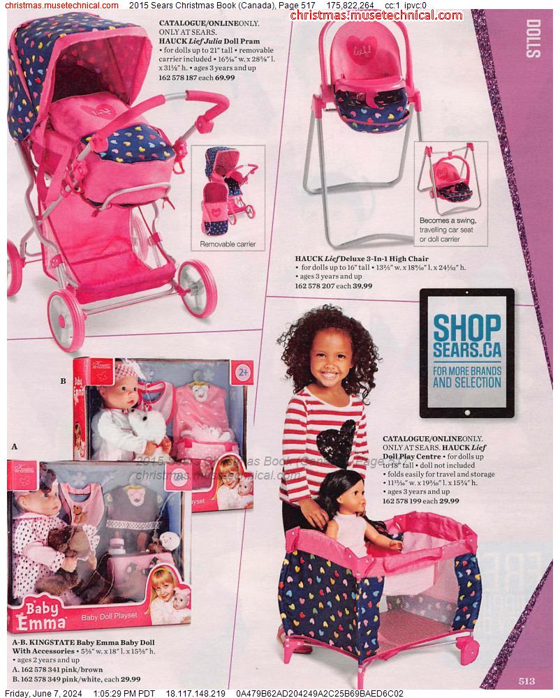 2015 Sears Christmas Book (Canada), Page 517