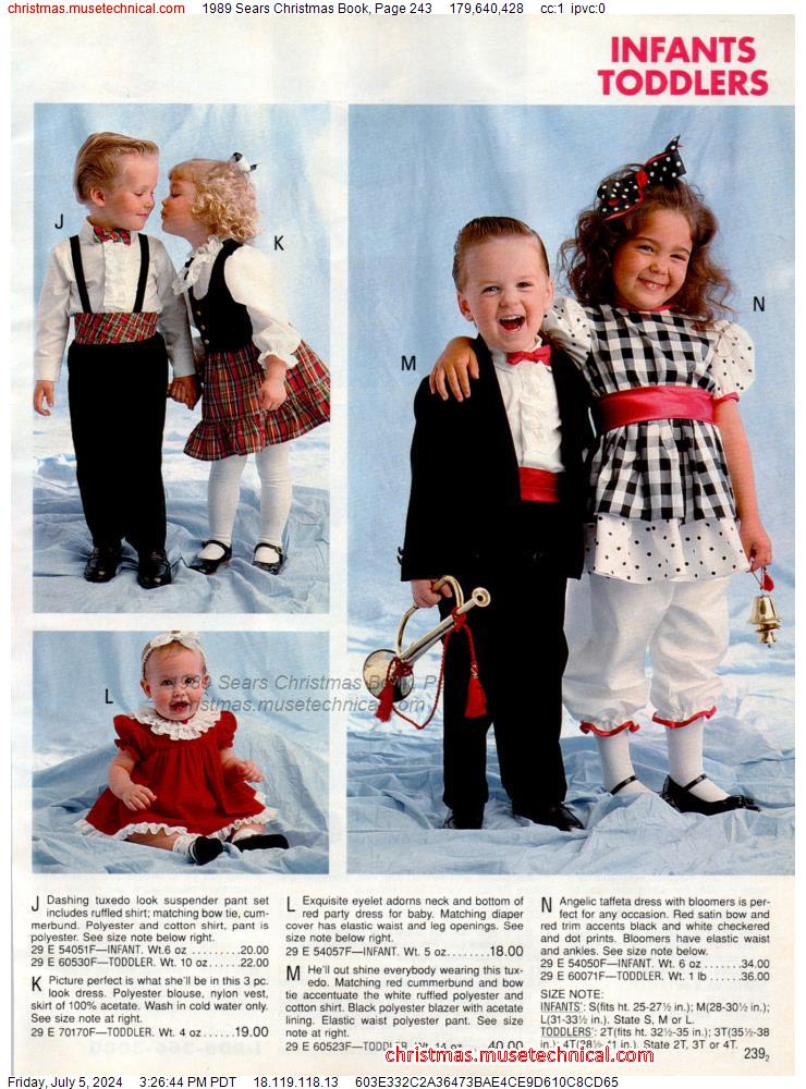 1989 Sears Christmas Book, Page 243