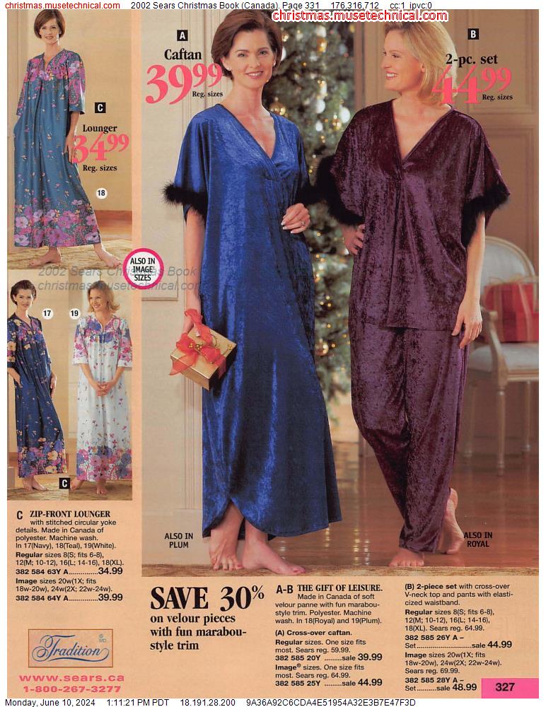 2002 Sears Christmas Book (Canada), Page 331