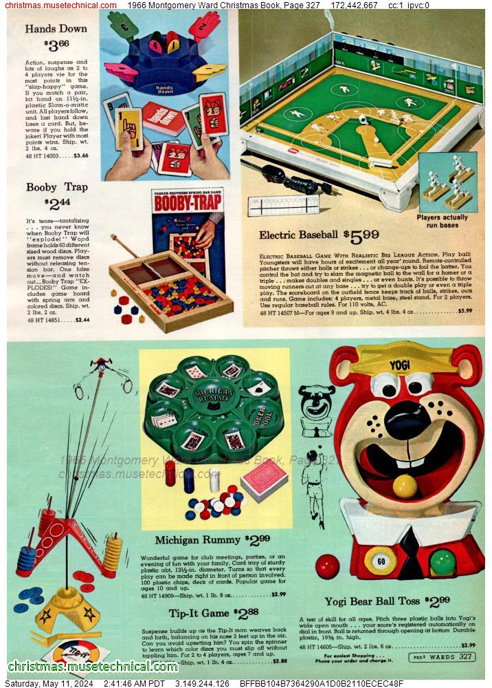 1966 Montgomery Ward Christmas Book, Page 327