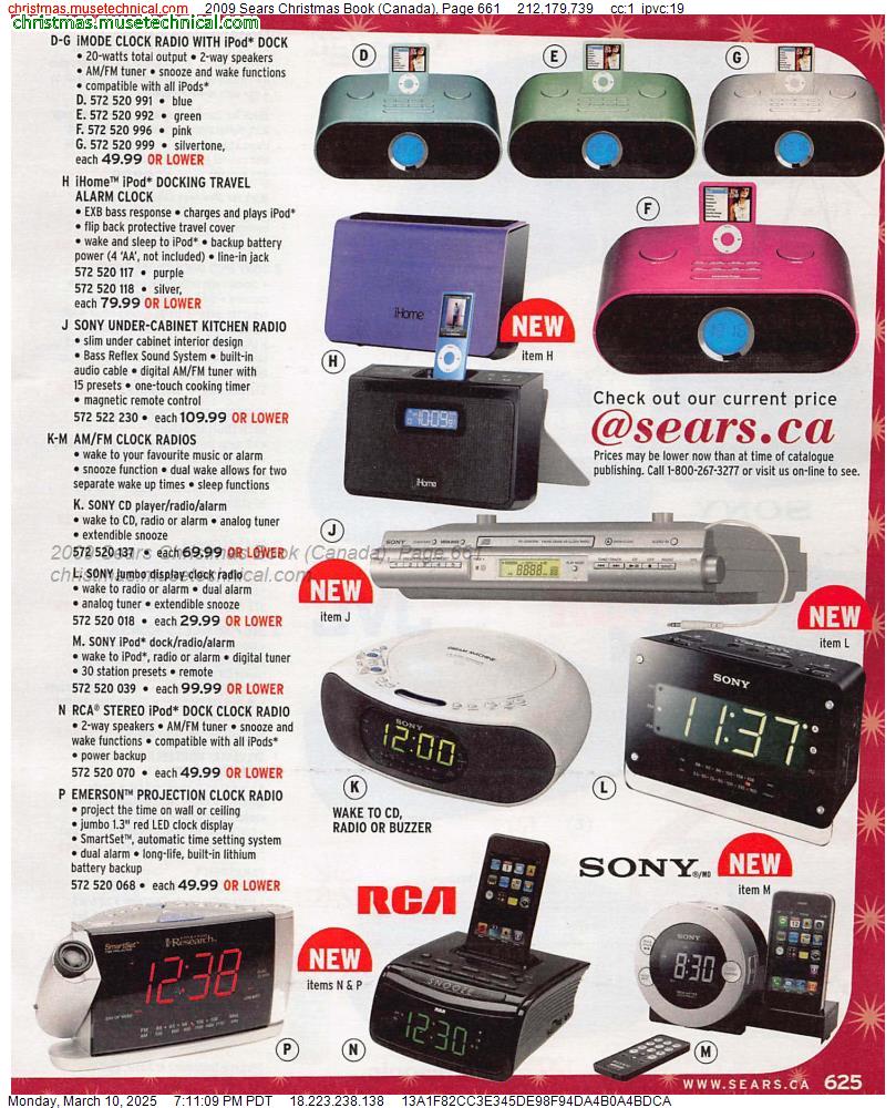 2009 Sears Christmas Book (Canada), Page 661