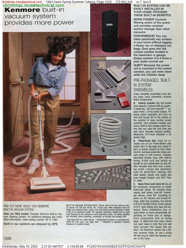 1993 Sears Spring Summer Catalog, Page 1535