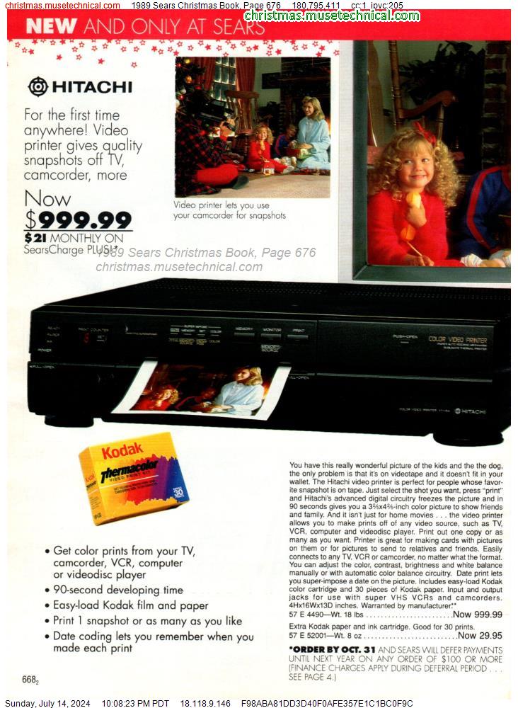 1989 Sears Christmas Book, Page 676