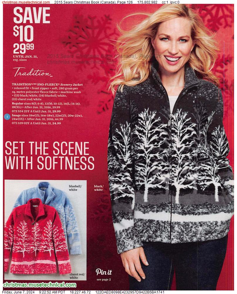 2015 Sears Christmas Book (Canada), Page 126