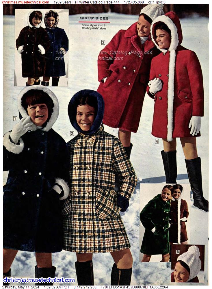1969 Sears Fall Winter Catalog, Page 444