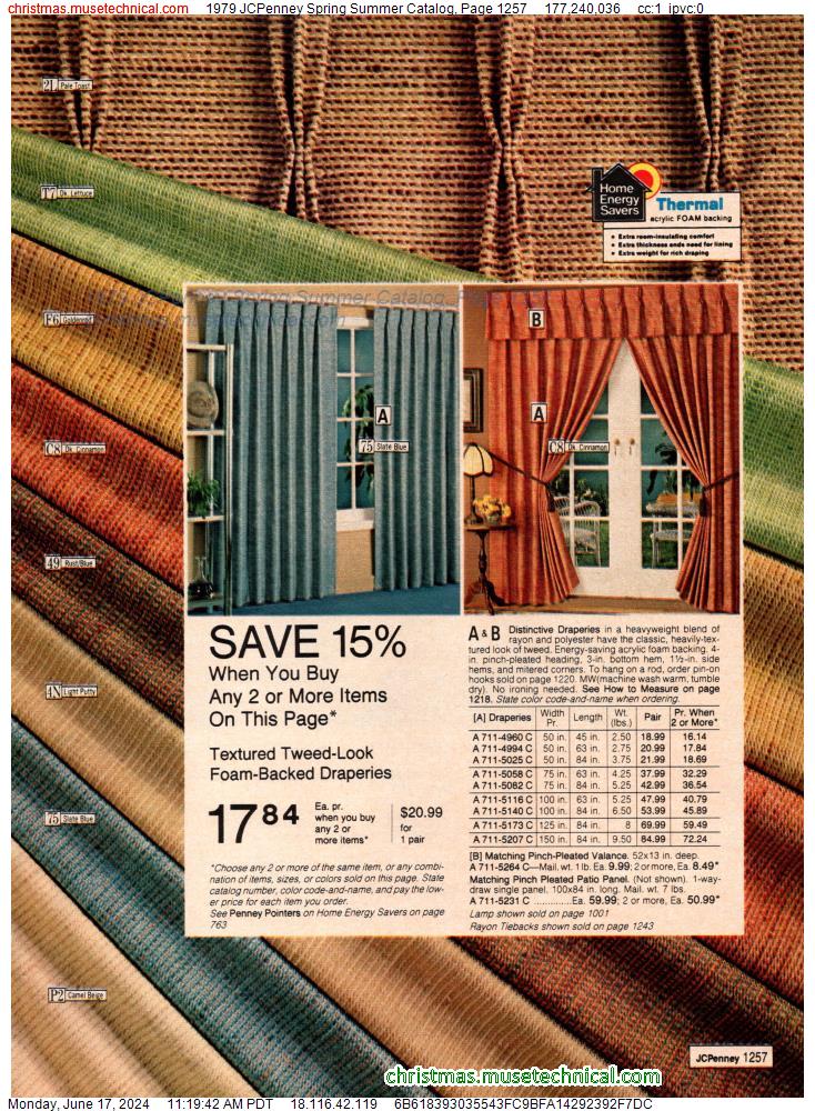 1979 JCPenney Spring Summer Catalog, Page 1257