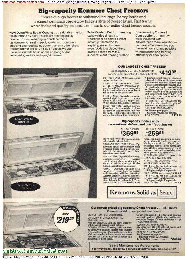 1977 Sears Spring Summer Catalog, Page 956