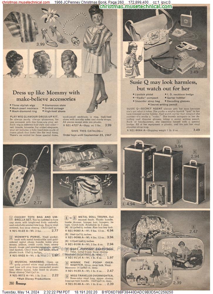 1966 JCPenney Christmas Book, Page 260