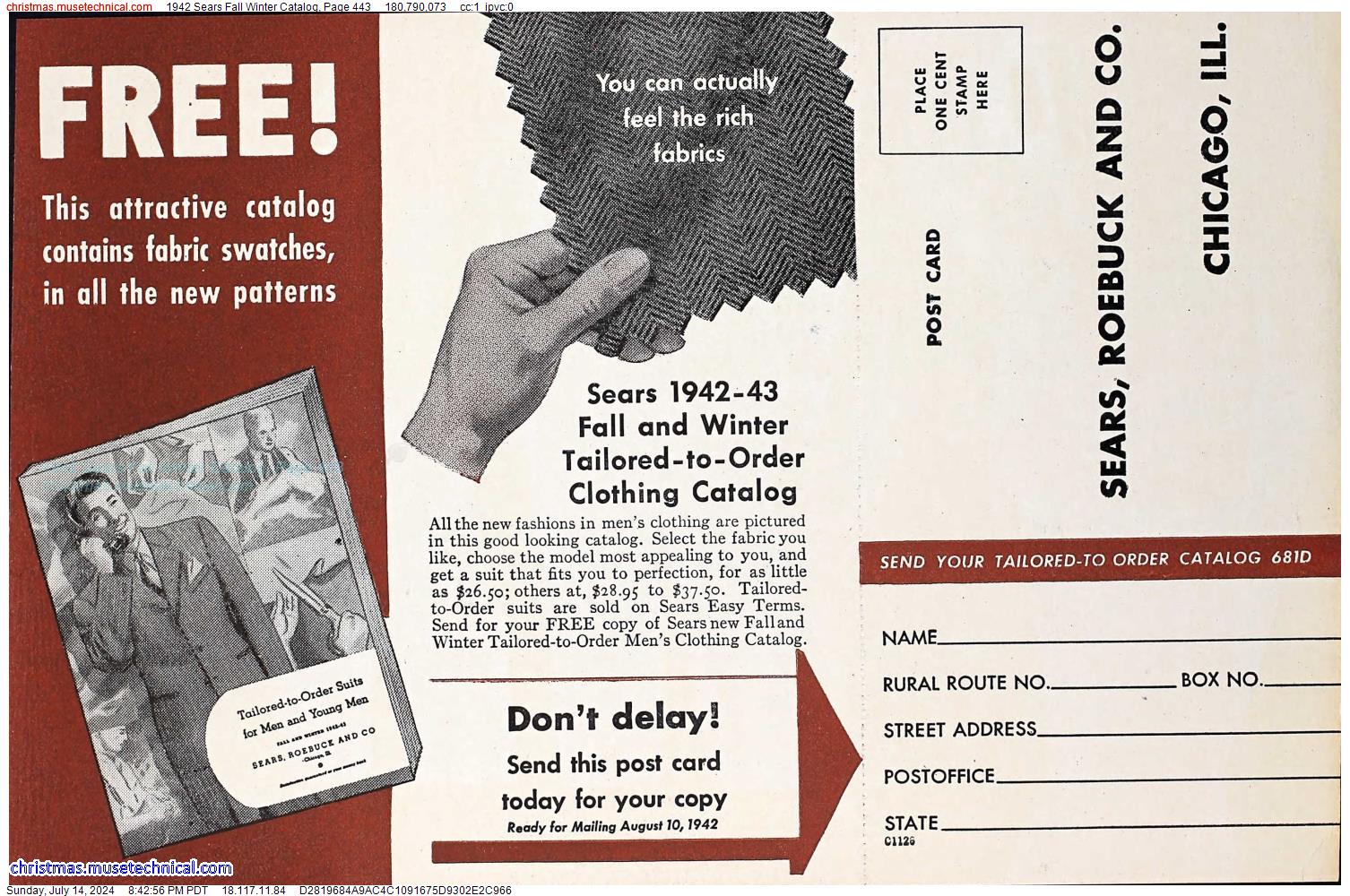 1942 Sears Fall Winter Catalog, Page 443
