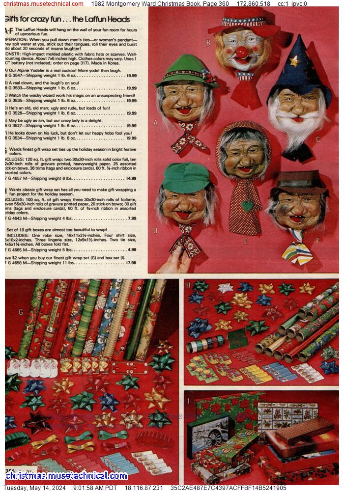 1982 Montgomery Ward Christmas Book, Page 360