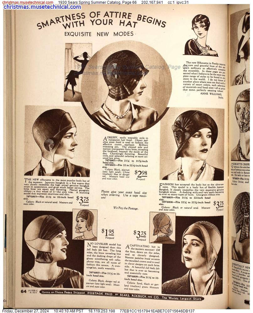 1930 Sears Spring Summer Catalog, Page 66