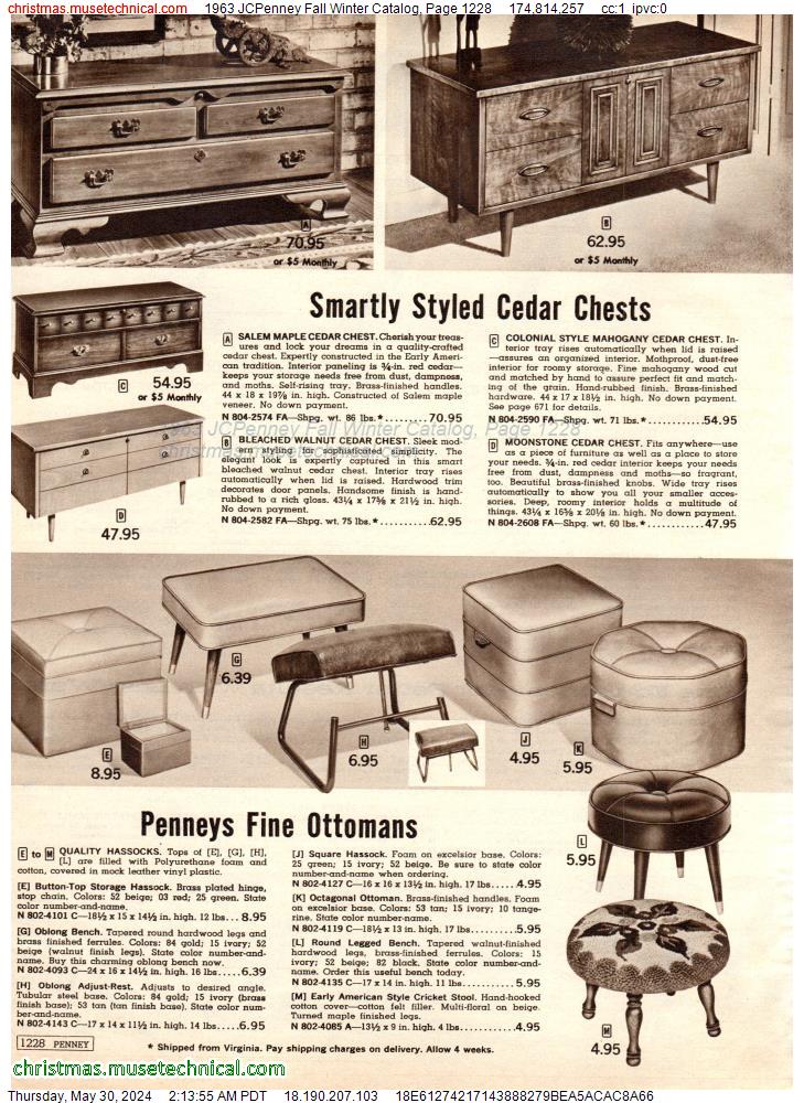 1963 JCPenney Fall Winter Catalog, Page 1228