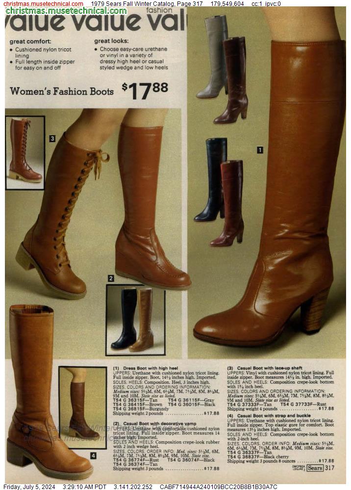 1979 Sears Fall Winter Catalog, Page 317