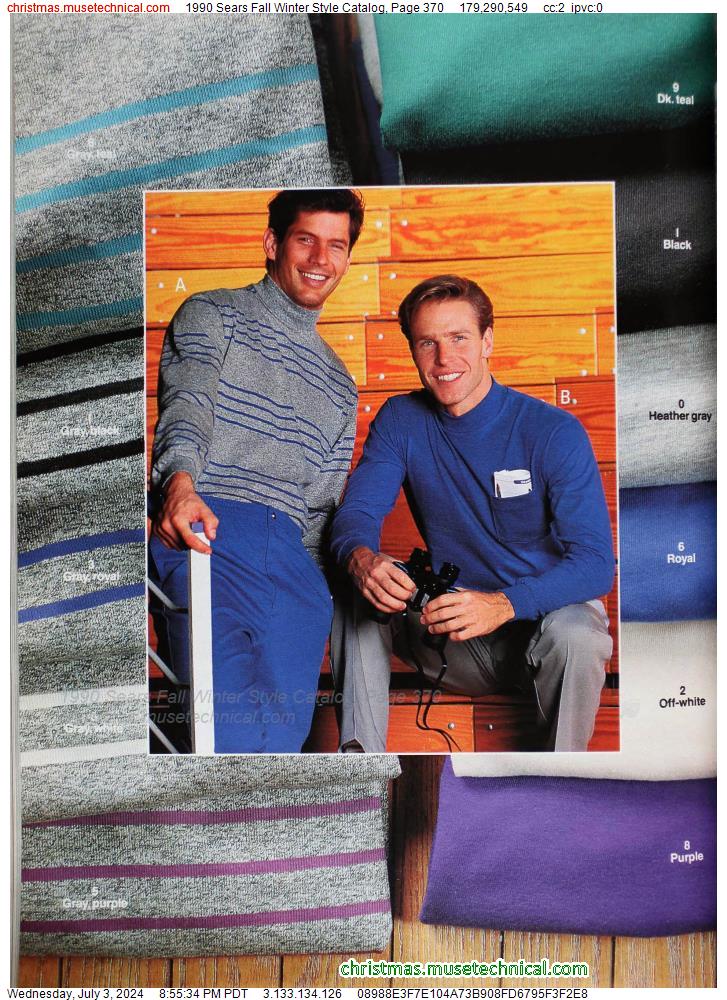 1990 Sears Fall Winter Style Catalog, Page 370