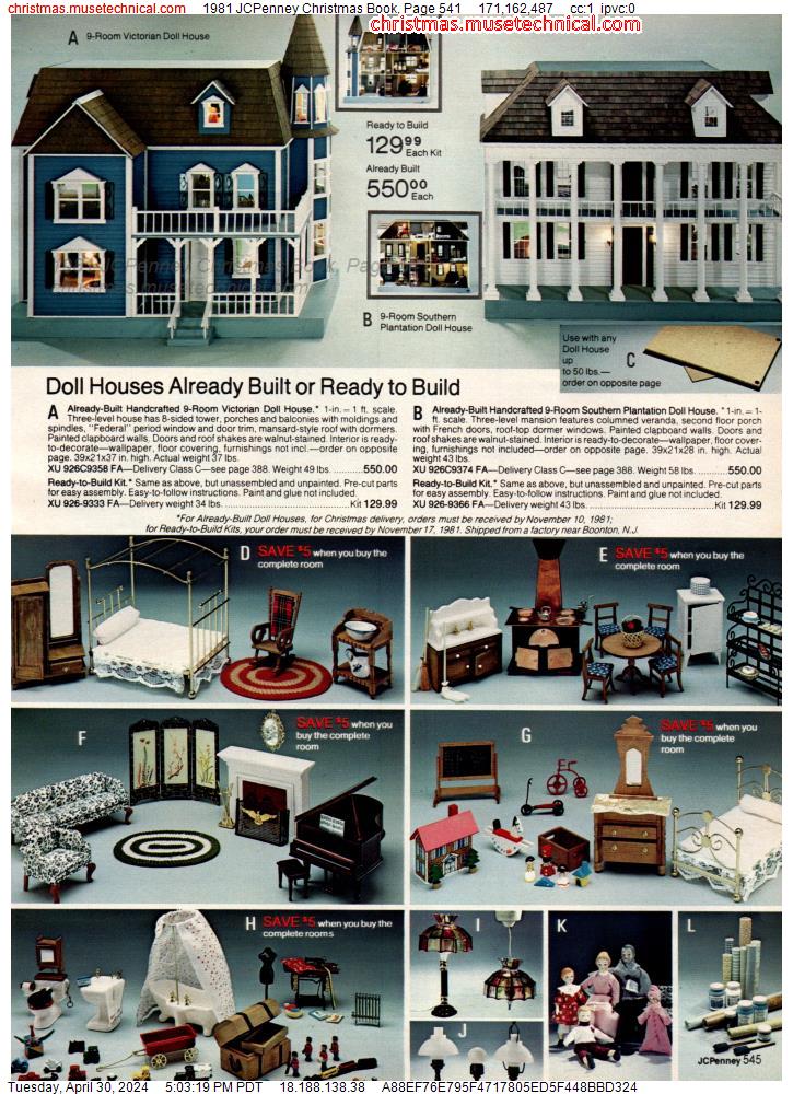 1981 JCPenney Christmas Book, Page 541