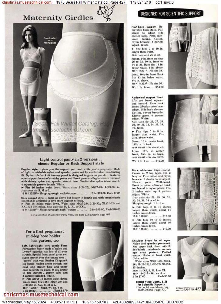 1970 Sears Fall Winter Catalog, Page 427