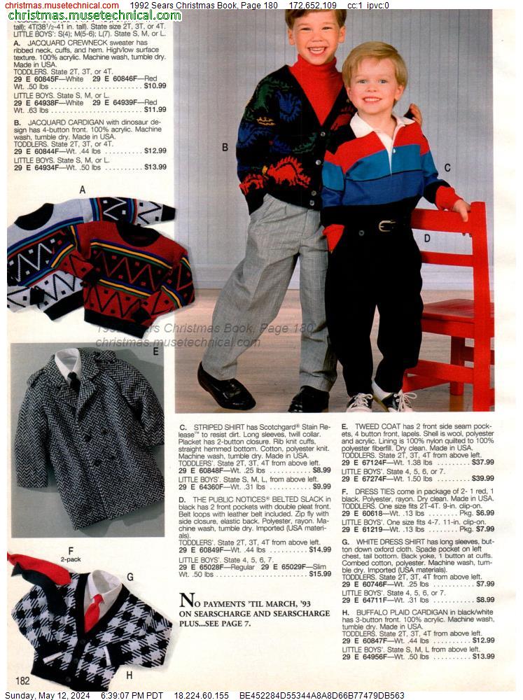 1992 Sears Christmas Book, Page 180