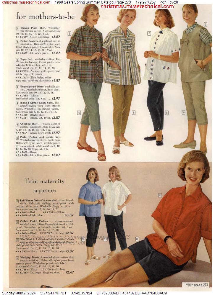 1960 Sears Spring Summer Catalog, Page 273