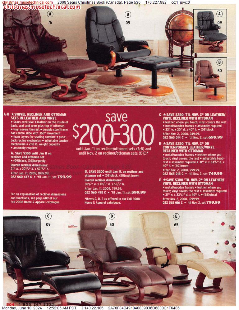 2008 Sears Christmas Book (Canada), Page 530