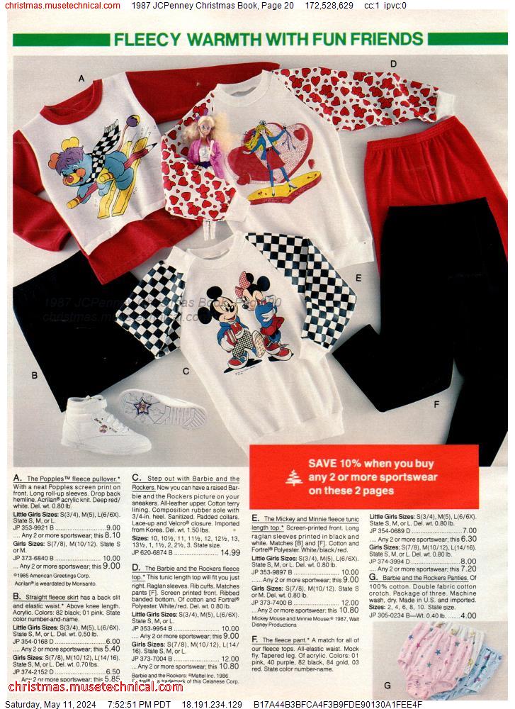1987 JCPenney Christmas Book, Page 20