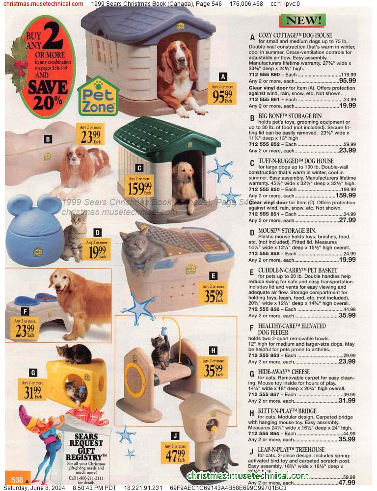 1999 Sears Christmas Book (Canada), Page 546