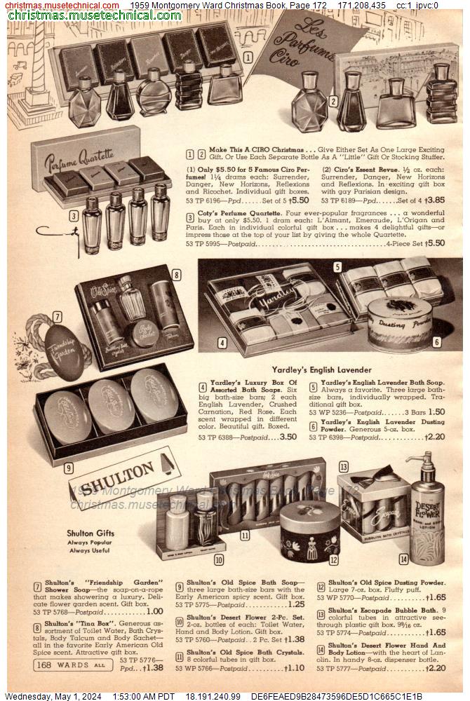 1959 Montgomery Ward Christmas Book, Page 172