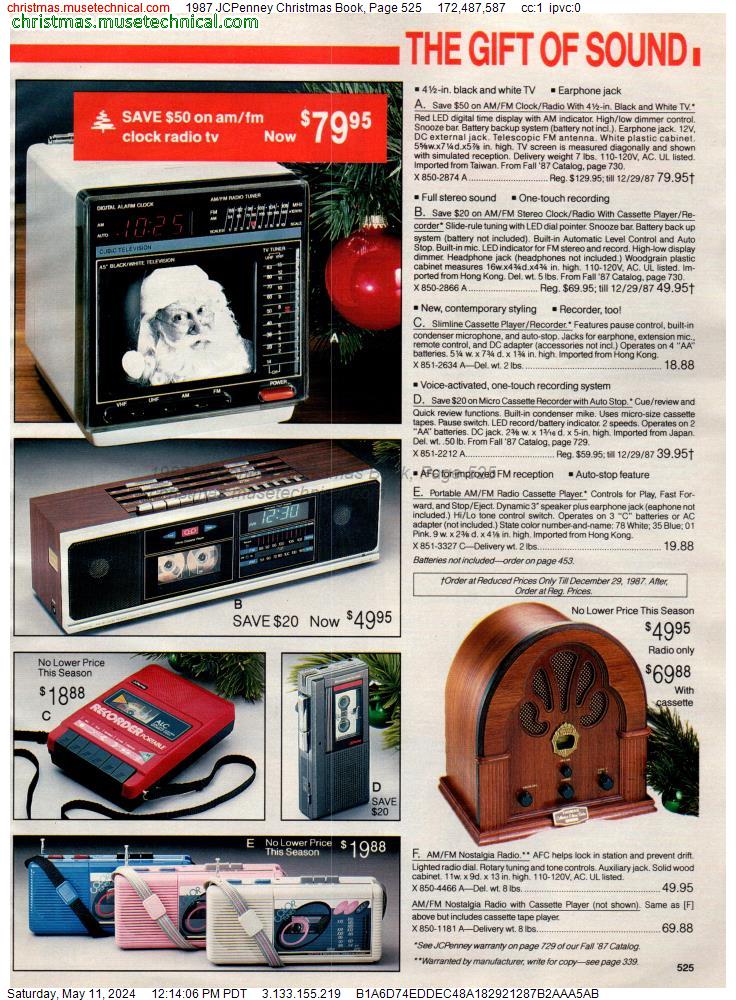 1987 JCPenney Christmas Book, Page 525