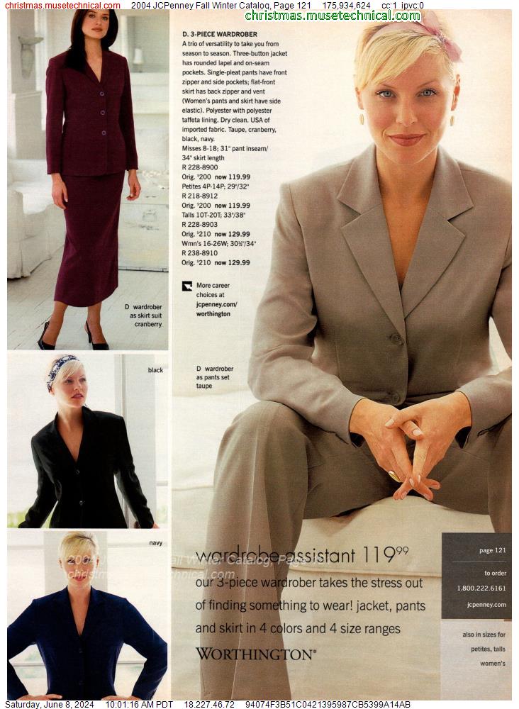 2004 JCPenney Fall Winter Catalog, Page 121