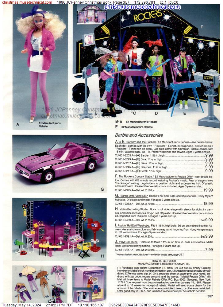 1986 JCPenney Christmas Book, Page 357