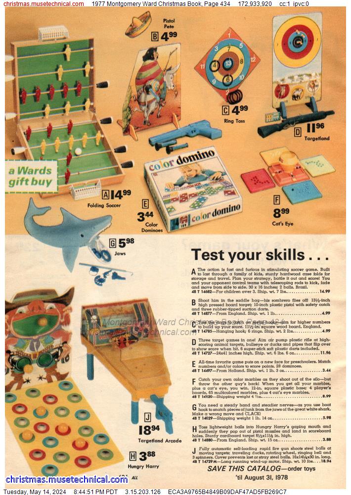 1977 Montgomery Ward Christmas Book, Page 434