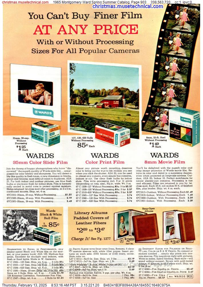 1965 Montgomery Ward Spring Summer Catalog, Page 903