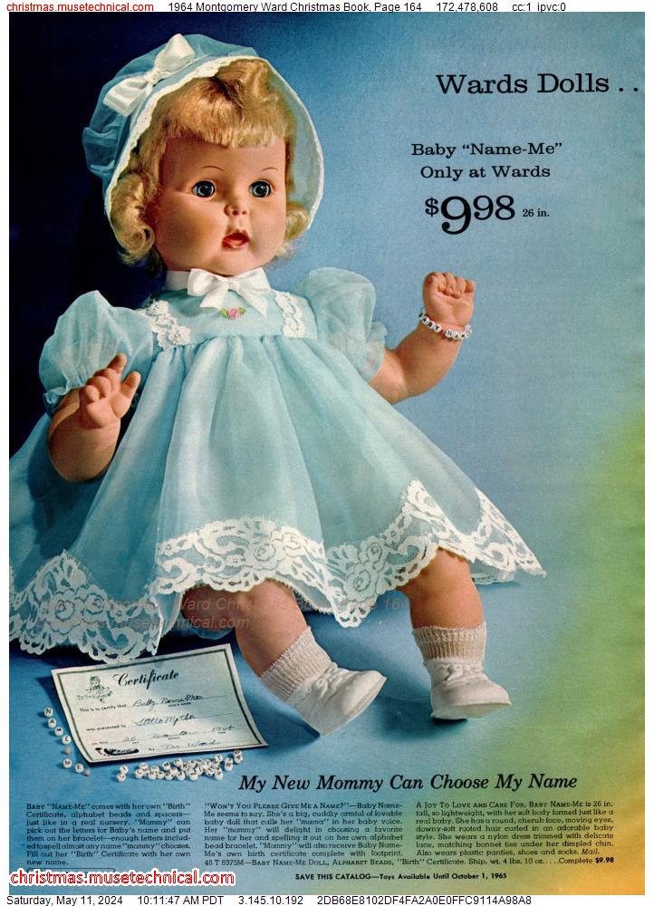 1964 Montgomery Ward Christmas Book, Page 164