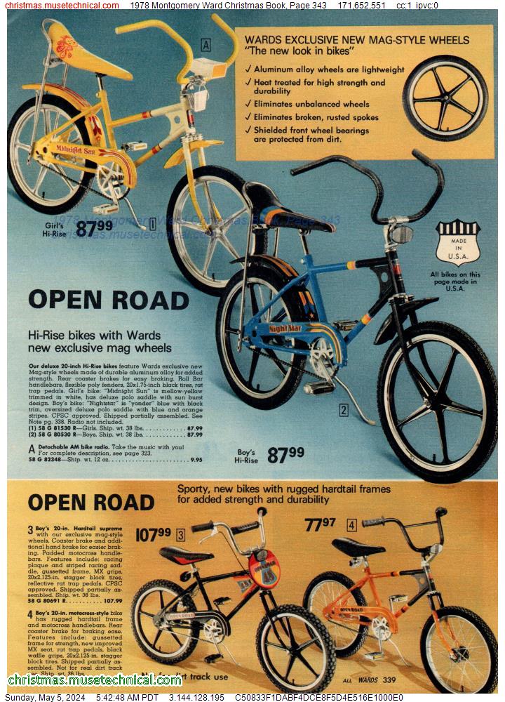 1978 Montgomery Ward Christmas Book, Page 343