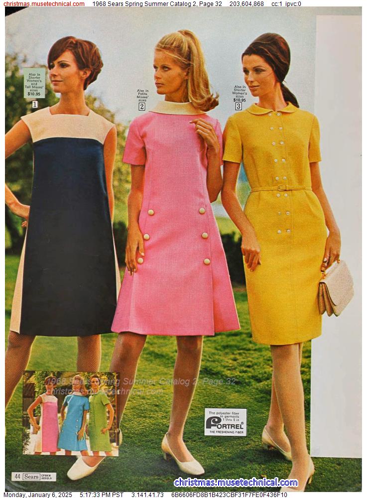 1968 Sears Spring Summer Catalog 2, Page 32 - Catalogs & Wishbooks