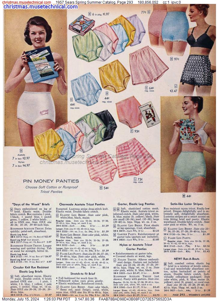 1957 Sears Spring Summer Catalog, Page 293