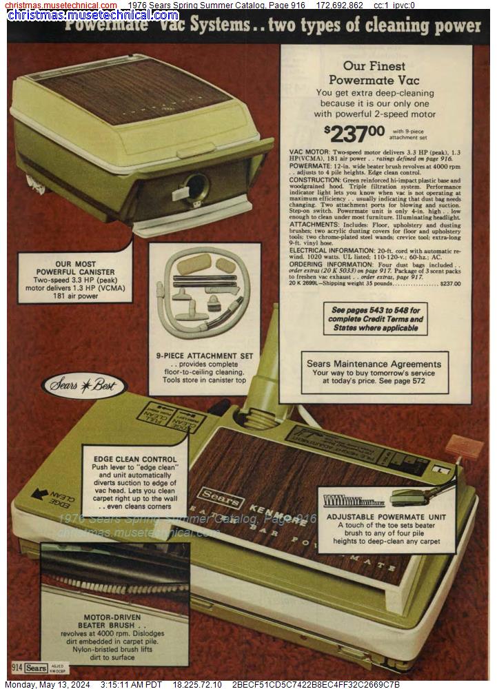 1976 Sears Spring Summer Catalog, Page 916