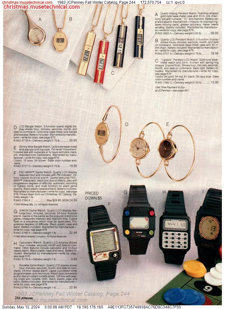 1983 JCPenney Fall Winter Catalog, Page 244