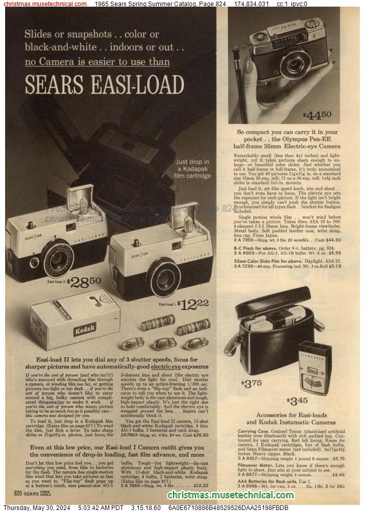 1965 Sears Spring Summer Catalog, Page 824
