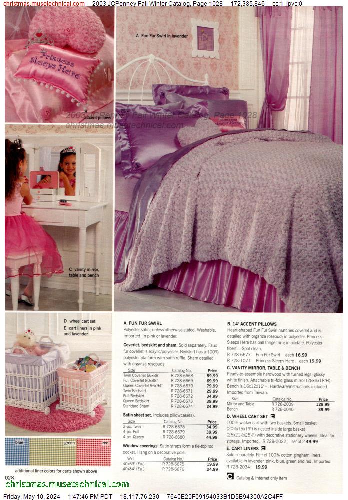 2003 JCPenney Fall Winter Catalog, Page 1028