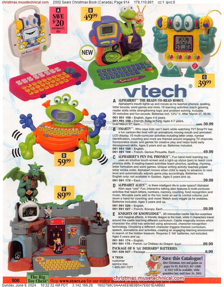 2002 Sears Christmas Book (Canada), Page 914