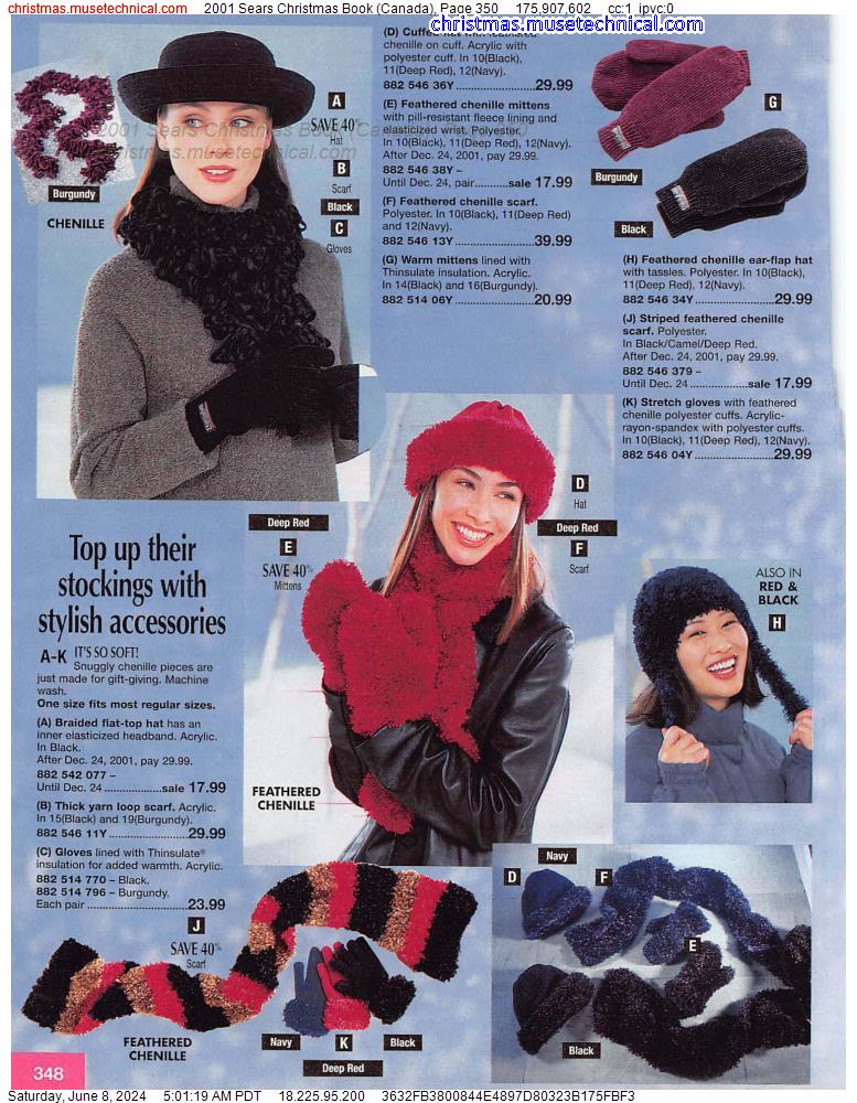 2001 Sears Christmas Book (Canada), Page 350