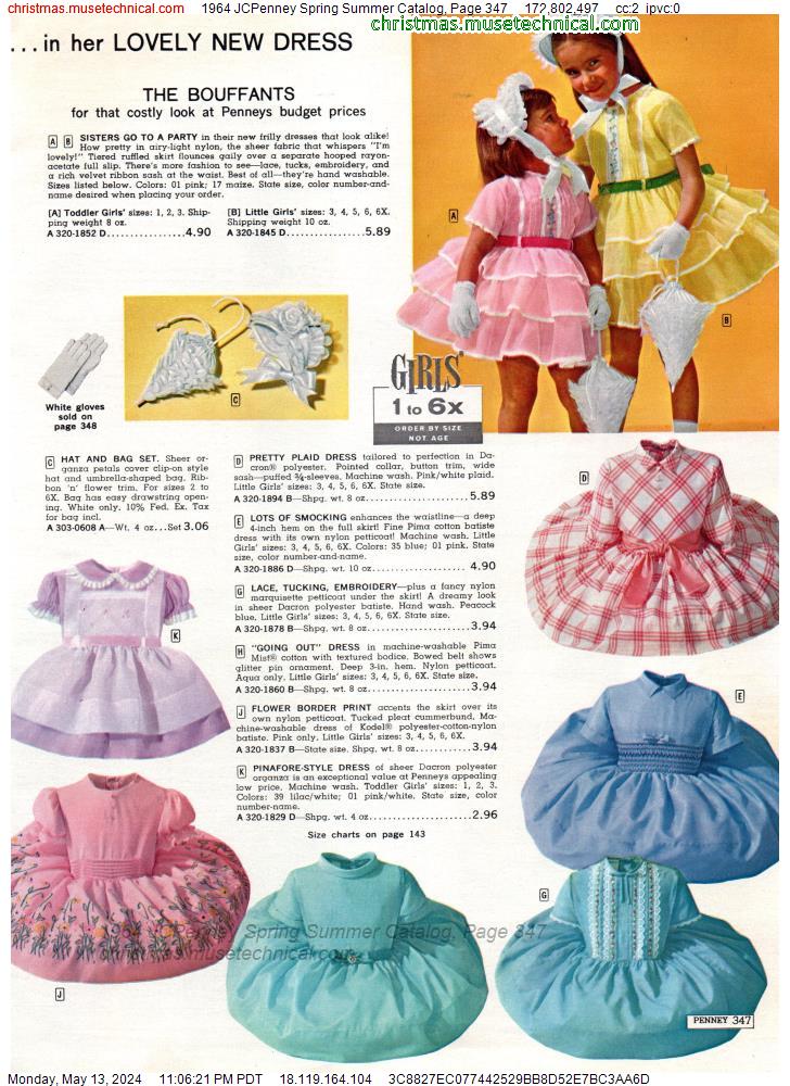 1964 JCPenney Spring Summer Catalog, Page 347