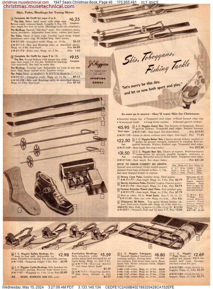 1947 Sears Christmas Book, Page 46
